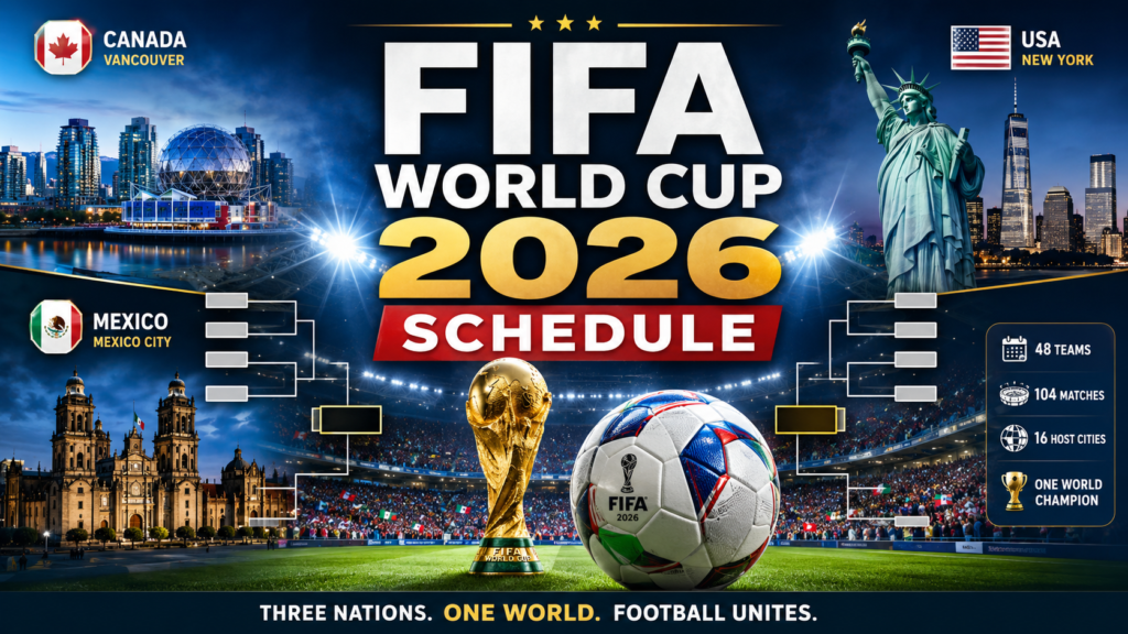 FIFA World Cup 2026 Schedule Host Cities Dates and Stadiums
