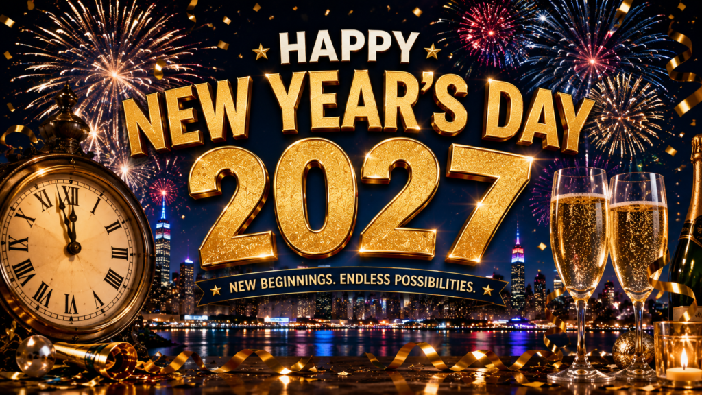 New Year's Day 2027 celebrations fireworks traditions and holiday events around the world